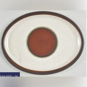 New DENBY-LANGLEY 13" Oval Serving Platter
Potter's Wheel Parchment